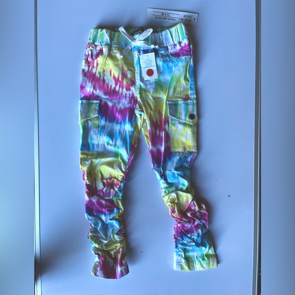 Like an angel colorful pants girls 4- 6X